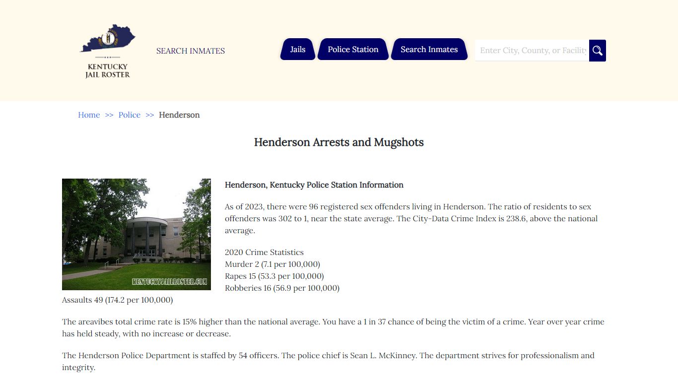 Henderson Arrests and Mugshots | Jail Roster Search