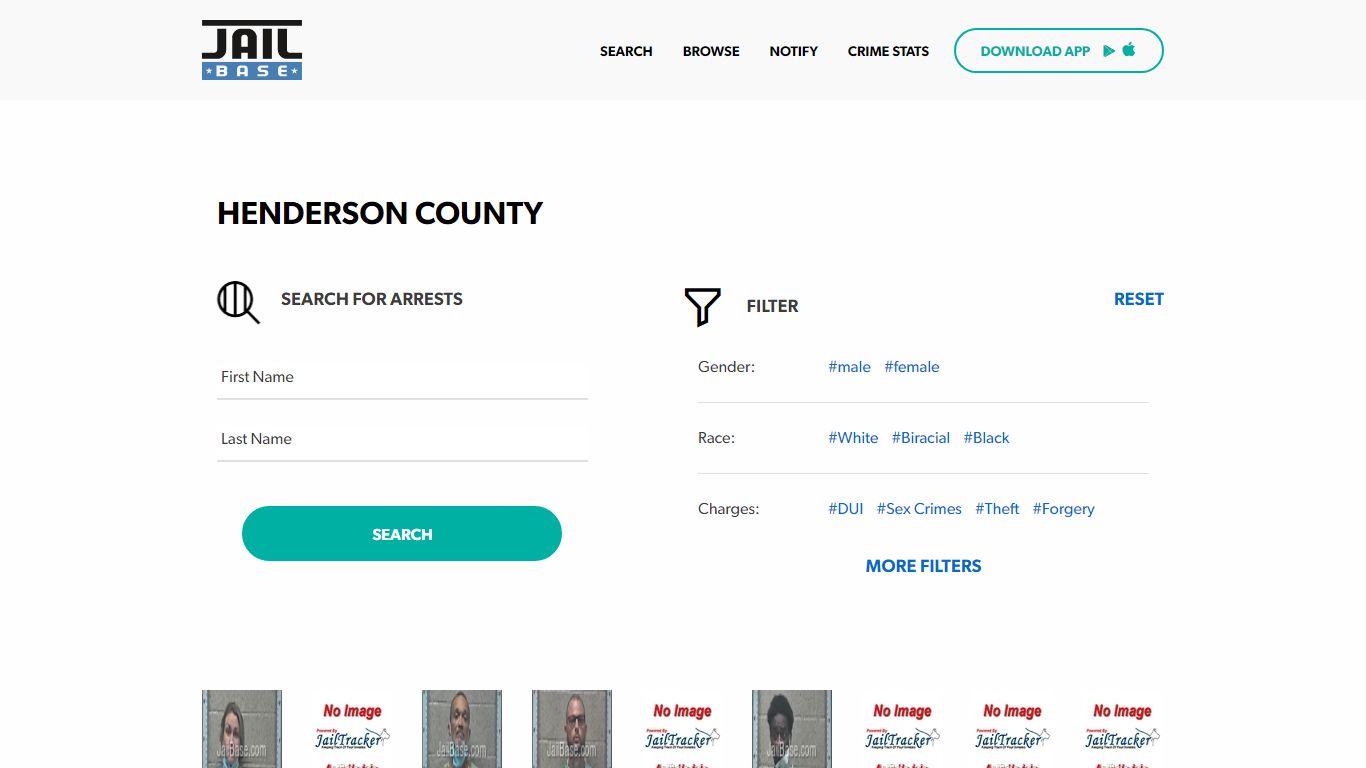 Henderson County Jail Inmate Search and Mugshots | JailBase